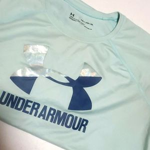 Aqua under Armour shirt